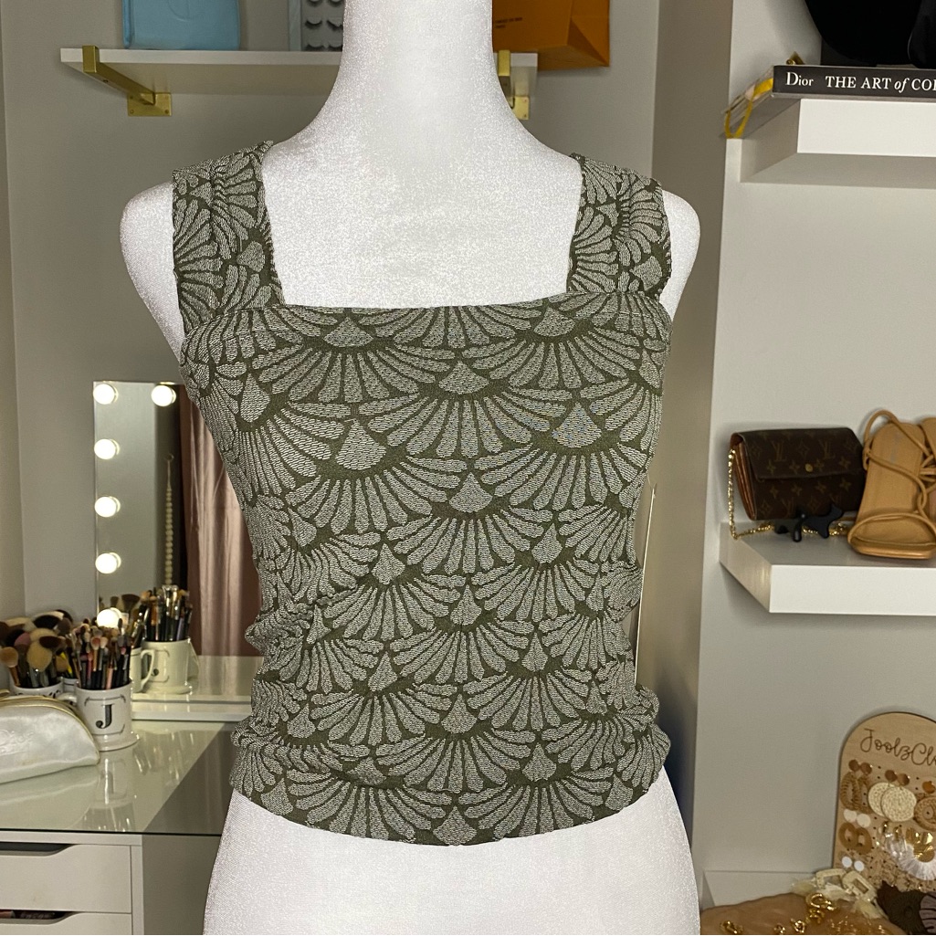 Nwt Patterned Blouse